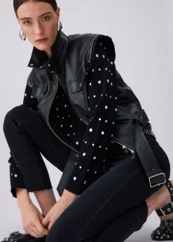 Jeans skinny a vita alta