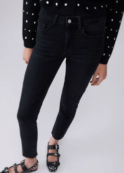 Jeans skinny a vita alta