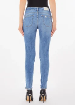 Jeans skinny con borchie