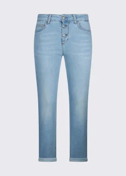 Jeans skinny con risvolto