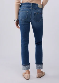 Jeans skinny con strass