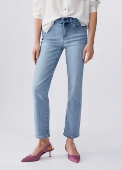 Jeans straight cropped