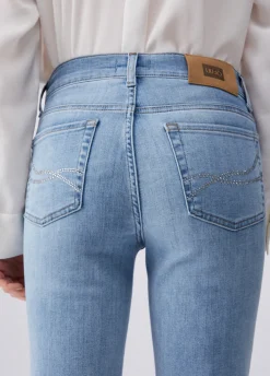 Jeans straight cropped