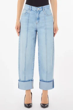 Jeans straight cropped