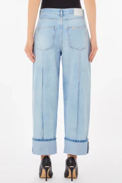 Jeans straight cropped