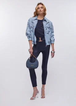 Leggings in Lycra® con cut-out