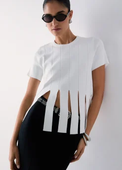 Maglia con frange