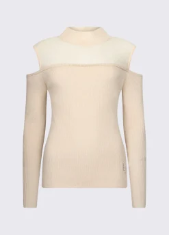 Maglia con inserti in mesh