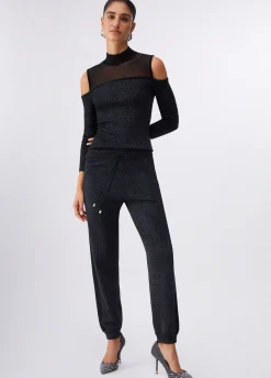 Maglia con inserti in mesh