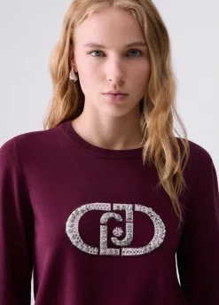 Maglia con logo monogram