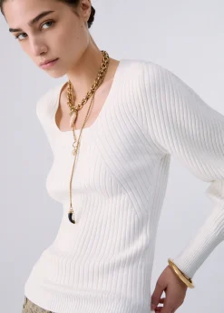 Maglia con maniche balloon