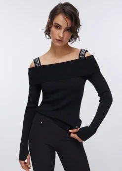 Maglia con maniche thumbhole