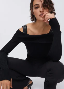 Maglia con maniche thumbhole