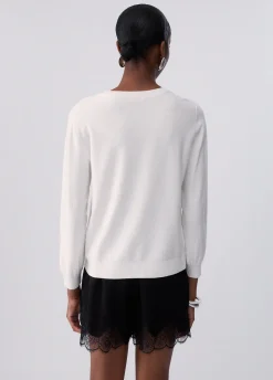 Maglia con micro paillettes