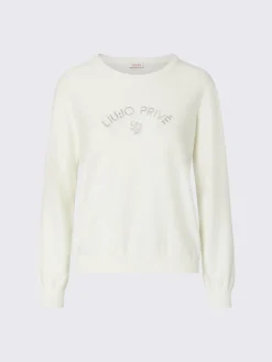 Maglia con micro paillettes