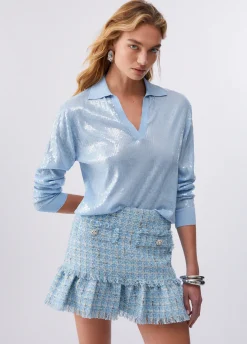 Maglia con paillettes