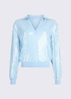 Maglia con paillettes