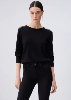 Maglia con perline