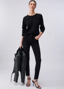 Maglia con perline