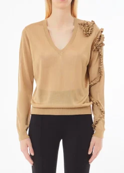 Maglia con rouches