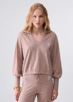 Maglia con scollo a V