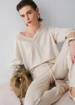 Maglia con scollo a V