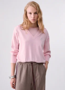 Maglia con scollo a V