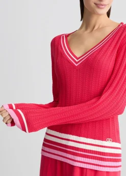 Maglia con scollo a V