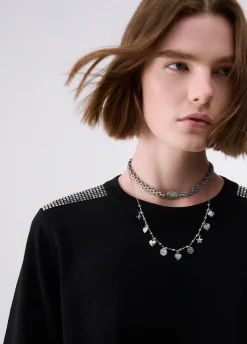 Maglia con strass