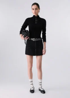 Maglia con stringhe