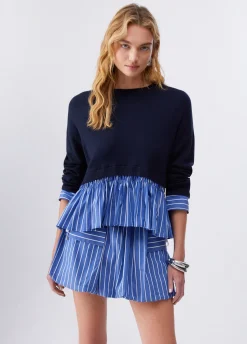 Maglia con volant