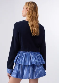 Maglia con volant