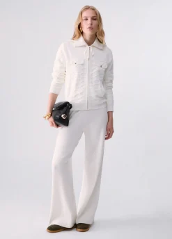 Maglia con zip e cappuccio