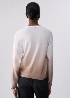 Maglia dégradé con paillettes