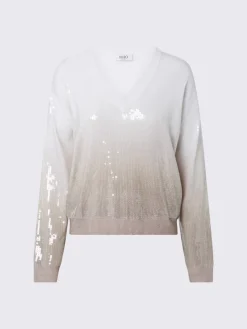 Maglia dégradé con paillettes