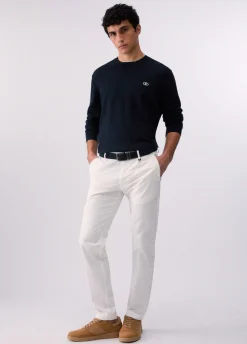 Maglia in cotone e cashmere