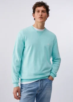 Maglia in cotone e cashmere