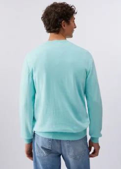 Maglia in cotone e cashmere