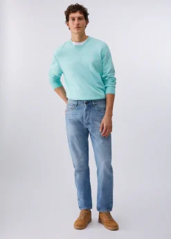Maglia in cotone e cashmere
