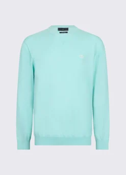 Maglia in cotone e cashmere