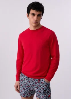 Maglia in crêpe di cotone
