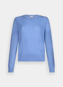 Maglia in lana a trecce