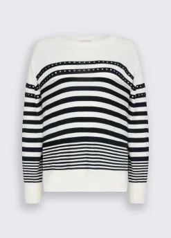 Maglia in lana con borchie