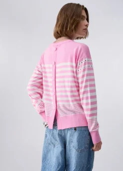 Maglia in lana con borchie