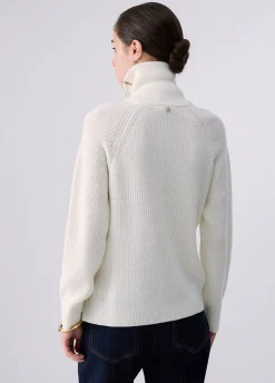 Maglia in lana con zip