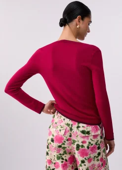Maglia scollo a V con spacchetti