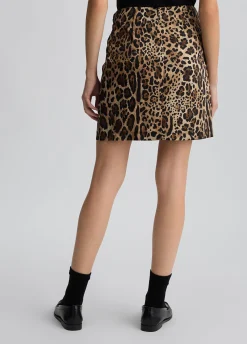 Minigonna animalier
