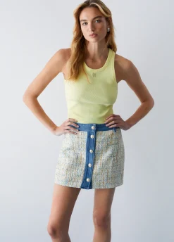 Minigonna bouclé