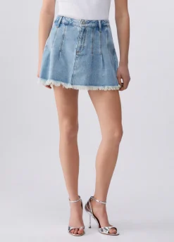 Minigonna in denim
