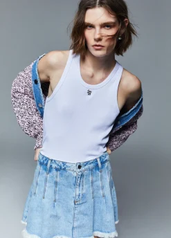 Minigonna in denim